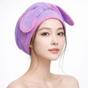 먼지없는 수건 극세사 타올 머리수건 양머리 세안밴드 세안 헤어밴드