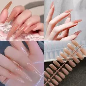 네일아트 아무 말랑말캉 투명 Nude팁 240p 시럽팁