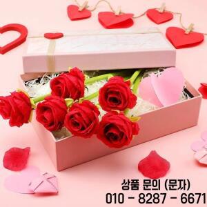 발렌타인 데이 로즈 젤 펜 인공 장미 결혼식 생일 사무실 문구 장식 글쓰기 도매 12 개