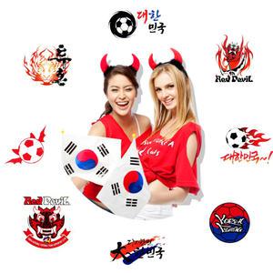 월드컵 바디 스티커 타투 축구 응원용품 치어리더 응원 농구 야구 스포츠 콘서트 체육대회 운동회
