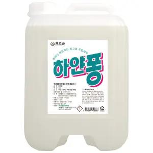 크로바 하얀퐁  주방세제 리필 대용량 말통 업소용 13kg