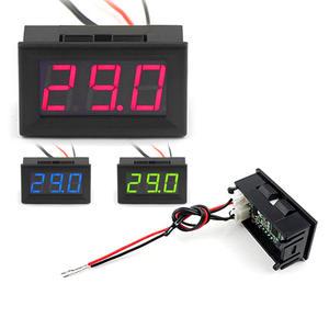DC 4.5-15V 디지털 온도계 실내외 센서 냉장고 수족관