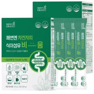 네이처그랜드 쾌변엔 차전자피 식이섬유 비움 6.8g x 30포 2개 2개월분 부원료 푸룬 유산균 분말 가루 함유