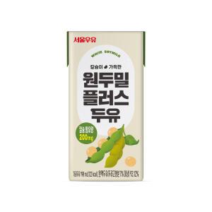 서울우유 원두밀플러스 두유 190ml x 48팩