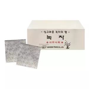 사우나용 녹차 입욕제 50매 2박스