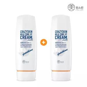 미친스킨 우유 톤업크림 썬 150ml 2개 / SPF50+,PA++++