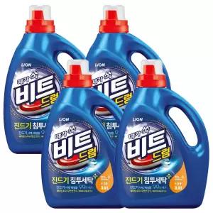 비트 액체세제 드럼 용기 3L, 4개