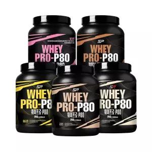 흡수 속도가 다른 5가지 단백질! 성풍양행 P80 2kg 2개묶음(WPC/MPI/MPC/ISP/완두)
