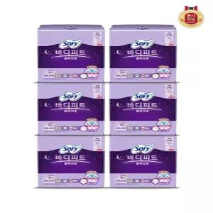 [쏘피]바디피트 볼록맞춤 오버나이트 12P x 6팩
