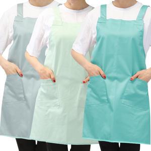 앞치마와가운 카페 공방 베이직 무지 파스텔톤 스판