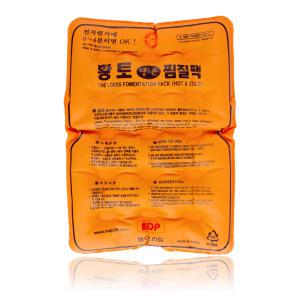 엠디프라임 웰빙 사각 황토 냉온 찜질팩(PVC) 핫팩 허리 어깨 무릎 손난로 찜질기