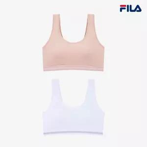 [휠라 언더웨어] FI4ITF6661F_WHIFI4ITF6661F_CRB 에센셜 브라탑 2종 (FI4ITF6661FWHI_2SKU)