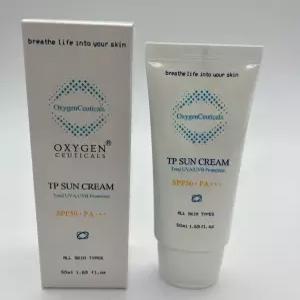 옥시젠슈티컬스 티피 썬 크림 50ml TP 수분광 데일리 선크림 혼합자차 자외선 차단 SPF50+ PA+++