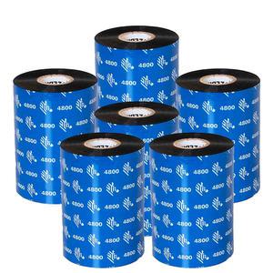 ZEBRA K4800 레진리본 80mm X 300m 제브라 K4800 바코드 라벨 프린터 먹지 RESIN RIBBON