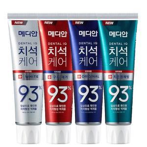 120gx3개 4종 메디안 치석케어 치약 오리지날 치은염 구취 미백 치석 억제