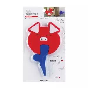 도어패드 돼지 119X119 118X55mm 아트사인  WC13E98
