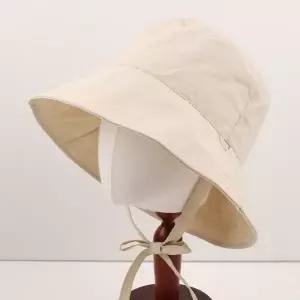 [hat'scompany]리본 여성 여름 와이어 바스락 버킷햇 벙거지모자