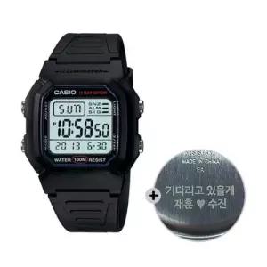 아트박스 카시오 무료각인) 카시오 군인 시계 군대 전자 W-800H-1A