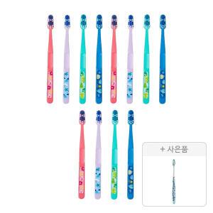 조르단 어린이 칫솔 버디 2단계 5~10세 색상랜덤, 12개 + 증정 (인디비쥬얼 울트라소프트 칫솔, 1개)