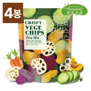 하루견과 크리스피리얼칩스 5믹스 180gx4봉