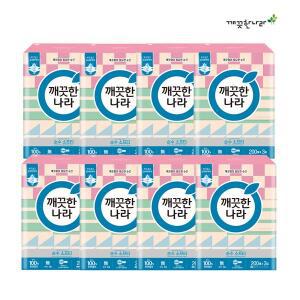 [깨끗한나라] 순수소프티 200매 3입  x 8팩