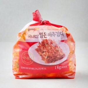 곰곰 국내산 썰은 배추 김치, 1kg, 1개 one option