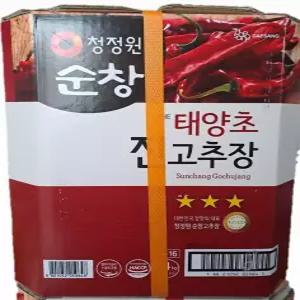 청정원 순창 THE 태양초 진 고추장 별셋 14kg
