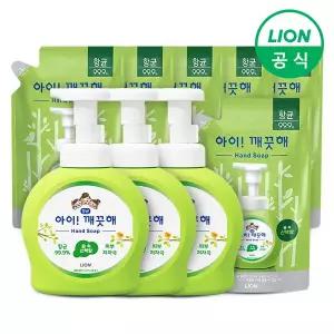 아이깨끗해 손세정제 숲속산책 용기 490ml 3개+리필 450ml 6개