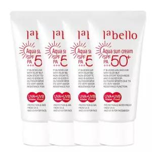 아쿠아 워터프루프 썬크림 50ml 4개 SPF50+ PA+++
