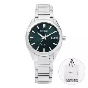 시티즌 남성 메탈 손목 시계 에코드라이브 BM7620-83X