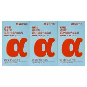 일양약품 프라임 알파CD 알파시클로 덱스트린 3g x 30포 3개 / 써클