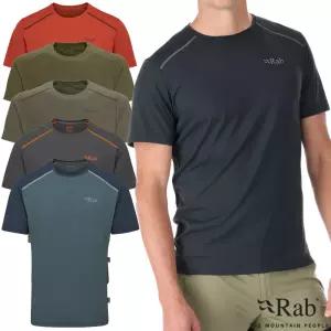 랩 Rab 포스 티 남성 기능성 등산 반팔 티셔츠