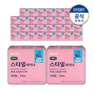 디펜드 스타일 데일리 라이너 수퍼롱 날개형 요실금 여성용 성인기저귀 19PX32팩