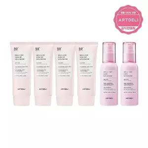 아트델리 멜라컷 톤업 선크림 50ml x4 + 선워터 100ml x2_20324550_587813