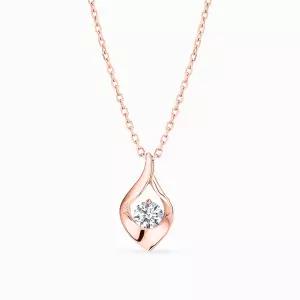 18K 엘루아 큐빅 목걸이