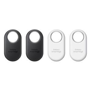 Samsung 갤럭시 스마트태그2, 블루투스 트래커, 로케이터 추적 장치, 열쇠, 지갑, 수하물용 아이템 파인더, 안드로이드 11 이상 휴대폰 태블릿과 사용, 2023, 4팩, 블랙 2개, 화이트 2개