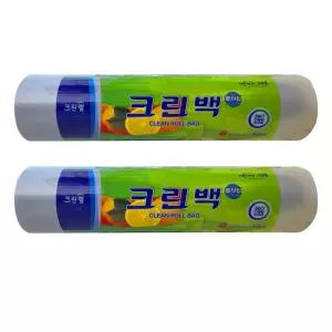 크린랩 크린롤백 500매 특대(35X45cm) 2개 위생백 롤타입 크린백