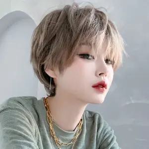 여성 숏컷 보브 스타일 가발 자연볼륨 프리미엄 인조모 데일리 가발 DA1808