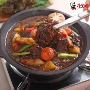 맛있는家 [무보까] 국내산 한돈 순살 돼지갈비찜 500g x 2팩 삼겹 돼지갈비찜