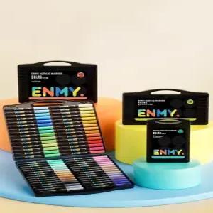 ENMY 아크릴 마커펜 36색 세트 헤드 소프트팁