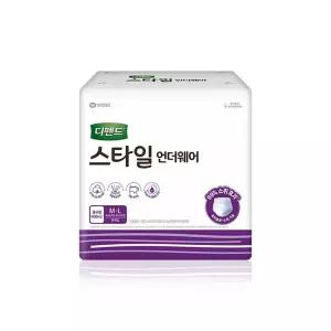 암웨이 유한킴벌리 디펜드 스타일 언더웨어 M-L 9개입 요실금팬티기저귀 성인기저귀 팬티형
