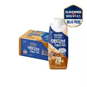 하이뮨 프로틴 밸런스 액티브 더블샷커피 (250ml*18입) 1박스