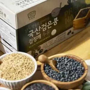 [80팩]맷돌로 갈아만든 검은콩두유180ml