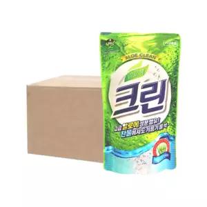 산도깨비 알로에 크린 주방세제 800mlX12팩 1박스 리필형 파우치 기름기 제거