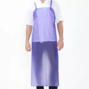 퍼플 양면 방수앞치마 H형앞치마 우레탄앞치마/급식소/식당/주방/긴앞치마/롱앞치마/요리용/청소용