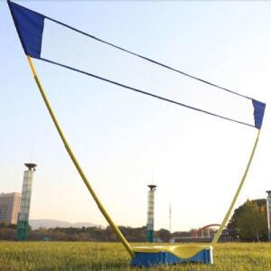 배드민턴네트 야외 캠핑 접이식 트레이닝 트 체육 간이네트 여행 지주 배드민턴망
