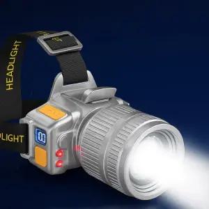 LED 충전식 헤드랜턴 모션센서3600mAh J434