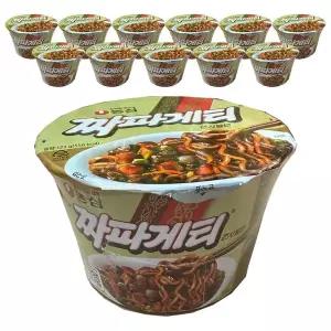 농심 짜파게티 큰사발면 123g x 16개