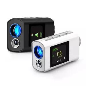 파인캐디 UPL2000 mini 에이밍 골프거리측정기 고투과 LCD 스마트 클럽추천 0.1초 삼각측량 스캔모드 연속측정 + 레더파우치