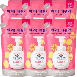 아이깨끗해 레몬 리필 200ml 6개
